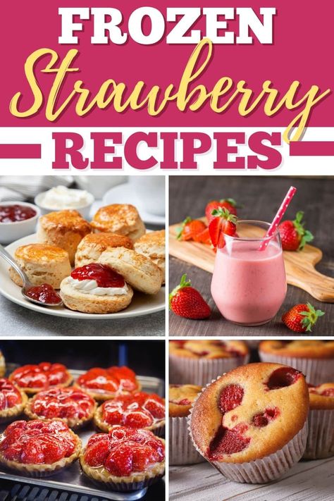 Frozen Strawberry Breakfast Recipes, Strawberry Desserts With Frozen Strawberries, Dessert Frozen Strawberries, Frozen Strawberries And Bananas Recipes, Recipes With Frozen Strawberries Easy, Frozen Sliced Strawberry Recipes, Strawberry Muffins Using Frozen Strawberries, Frozen Strawberries Recipes Easy, Strawberry Desserts Using Frozen Strawberries