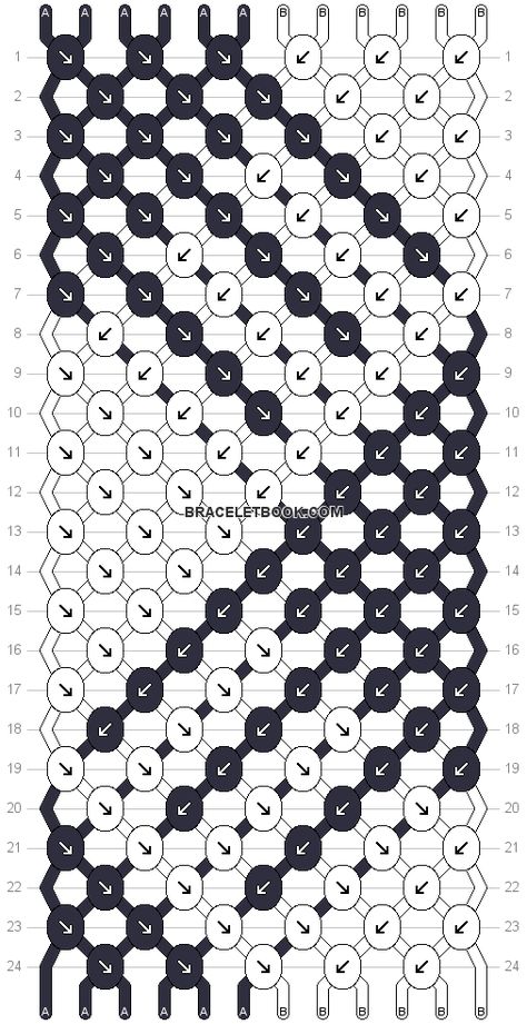 Normal pattern #16405 | BraceletBook Harmony Symbol, Cool Friendship Bracelets, Diamond Box, Chevron Bracelet, Friendship Bracelets Diy, Candy Stripes, Square Diamond, Friendship Bracelet Patterns, Bracelet Patterns