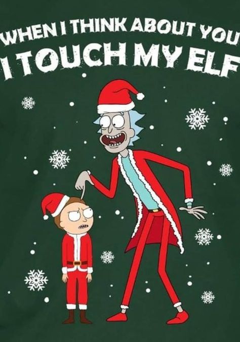 Rick and Morty x Christmas Christmas Rick And Morty, Rick And Morty Drawing, Rick I Morty, Elf Yourself, Rick Sanchez, Rick Y Morty, Xmas Wallpaper, Cute Christmas Wallpaper, Adult Swim