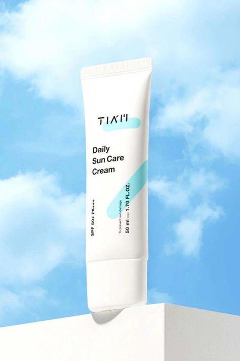 Find many great new & used options and get the best deals for TIA’M TIAM Daily Sun Care Cream 50ml SPF50+ PA+++ US Seller Fast Shipping at the best online prices at eBay! Free shipping for many products! Sun Cream Photography, Sunscreen Packaging, Sun Allergy, Improve Nutrition, Daily Sun, Skin Care Packaging, Chemical Sunscreen, Tinted Spf, Cosmetic Design