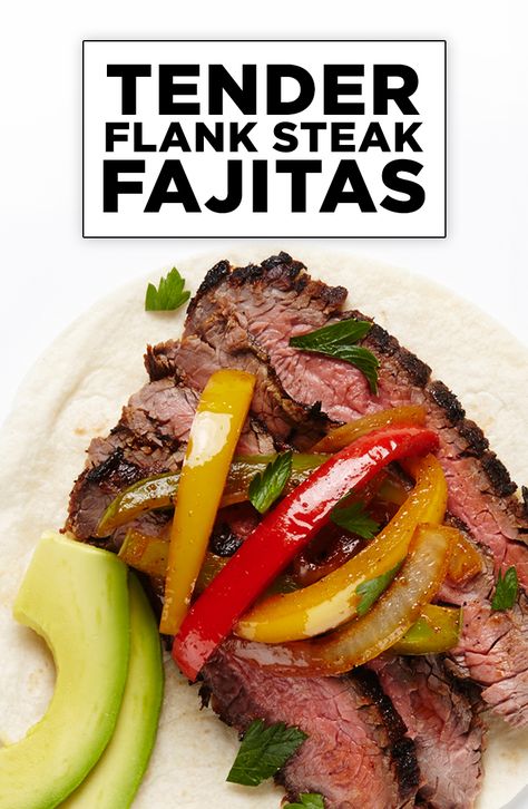 Flank Steak Fajita Marinade, Grilled Fajitas, Steak Fajita Marinade, Flank Steak Fajitas, Flank Steak Tacos, Recipes Steak, Steak Fajita Recipe, Fajita Marinade, Beef Flank Steak