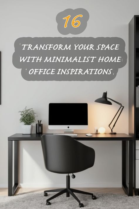 I'm in love with this minimalist home office setup! The clean lines and simple decor make it such a serene workspace. Transform your own space with these chic ideas for creating a functional and stylish office corner. Minimalist Home Office Ideas, Japandi Dining Room, Office Corner, Sleek Desk, Minimalist Home Office, Home Office Inspiration, Home Office Ideas, Modern Farmhouse Living Room, Stylish Office