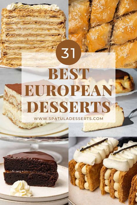 European Desserts, Desserts Around The World, Popular Dessert, Famous Desserts, International Desserts, Brulee Recipe, British Desserts, Most Popular Desserts, Honey Cookies