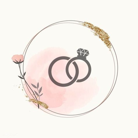 Caption Wedding, Engagement Captions, Wedding Ring Icon, Aesthetic Highlight Covers Instagram Pink, Instagram Ring, Ring Logo, Ring Icon, Zestaw Ikon, Flower Background Iphone