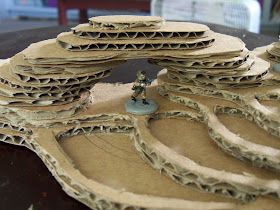 Cardboard Terrain, Dnd Diy, Dnd Crafts, Warhammer Terrain, 40k Terrain, Game Terrain, Christmas Village Display, Halloween Village, Moving Boxes