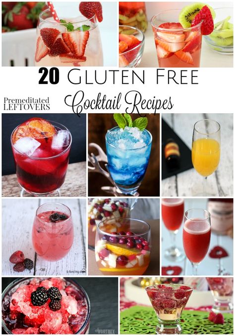 20 Gluten-Free Cocktail Recipes- Here is a variety of gluten-free cocktails that everyone can enjoy. Try these classic recipes and fun mixed drinks! Gluten Free Mixed Drinks, Gluten Free Alcoholic Drinks, Gluten Free Cocktails, Gluten Free Drinks, Gluten Free Alcohol, Keto Drinks, Classic Recipes, Drinks Alcohol, Cocktail Recipes Easy