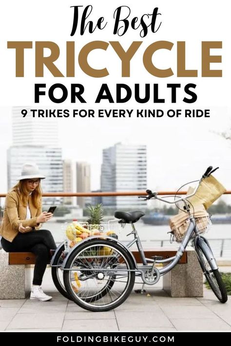 If you’re reading this, you likely already know the benefits of an #adult #tricycle, ranging from a higher weight capacity than bicycles to increased stability and safety when riding. But which is the #best #adult #tricycle? In this post we explore the best adult trikes for every kind of ride, and discuss what you should look for when choosing a tricycle for adults. Enjoy! Folding Tricycle, Trike Bicycle, Adult Tricycle, Fixed Gear Bike, Mori Girl Fashion, Third Wheel, Mode Of Transport, 3rd Wheel, Fixed Gear