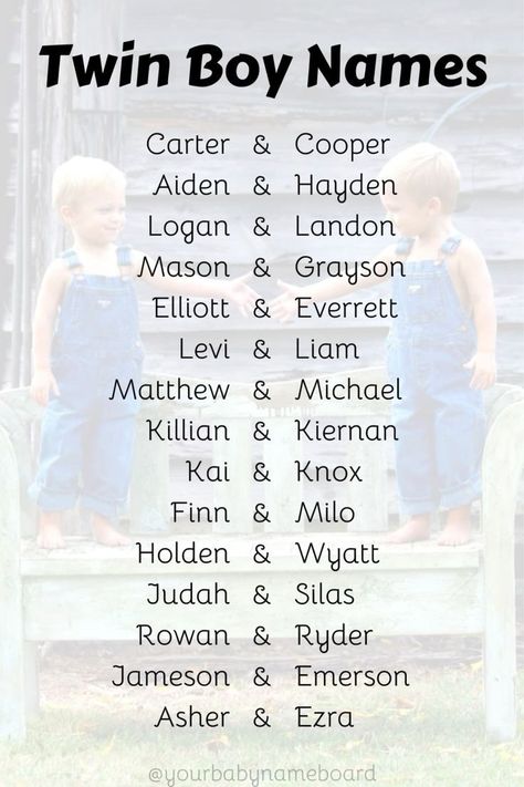 Twin Name Ideas, Boy Twin Names, Twin Names Boy And Girl, Old Money Baby Boy, Names For Twins, Twin Baby Names, Twin Boy Names, Twins Boys, Meaningful Baby Names