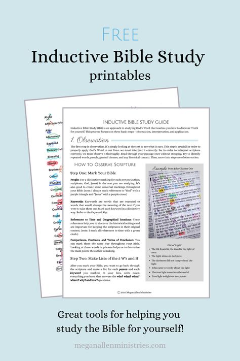 Grab your free Inductive Bible Study printables. These are great tools for helping you study the Bible for yourself. Precept Markings Inductive Bible Study, Inductive Bible Study Symbols Keys, Bible Word Study Template, Inductive Bible Study Worksheets Free Printable, Kay Arthur Symbols Inductive Bible Study, Precept Bible Study Symbols, Inductive Bible Study Method, Precepts Bible Study Markings, Verse Mapping Template Free