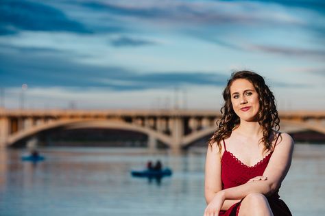 Gorgeous backdrop for a gorgeous senior photo shoot at Tempe Town Lake. Tempe Town Lake, Senior Photo Shoot, Lake Photography, Photo Fun, Civic Center, Senior Photoshoot, Senior Photo, Senior Photos, Photo Shoot