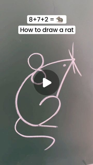 Simple and Easy Drawing Ideas on Instagram Cute Easy Drawings For Kids Simple, Drawing Ideas Easy Videos, Easy Drawings Simple, Easy Doodle Art Simple, Things To Draw For Kids, Easy Drawings Step By Step, Easy Halloween Drawings, Landscape Drawing Easy, Hard Drawings