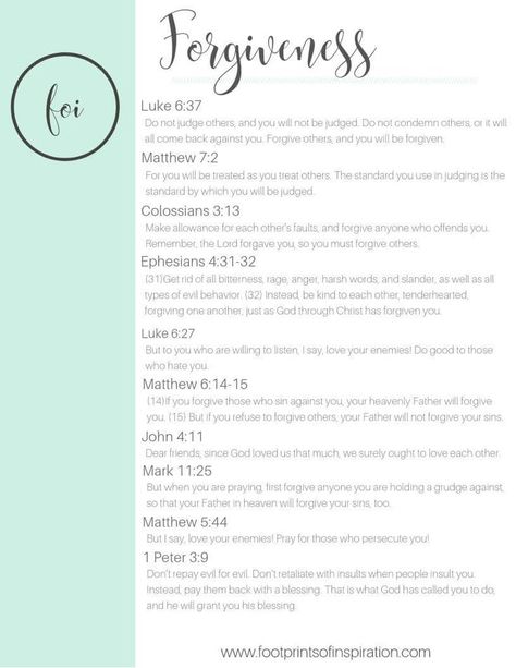 Scripture About Forgiving Others, Forgive Scriptures, Forgiveness Bible Study, Forgiveness Scriptures, Bible Forgiveness, Bible Verses About Forgiveness, Retreat Activities, Bible Decor, Sister Forever