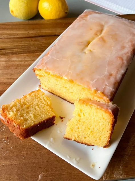 The BEST ever Starbucks Lemon Loaf Recipe - NOMBEAH Starbucks Lemon Loaf Recipe, Lemon Loaf Recipe, Starbucks Lemon Loaf, Starbucks Lemon, Baking Power, Lemon Loaf, Loaf Recipes, Lemon Pound Cake, Sour Taste