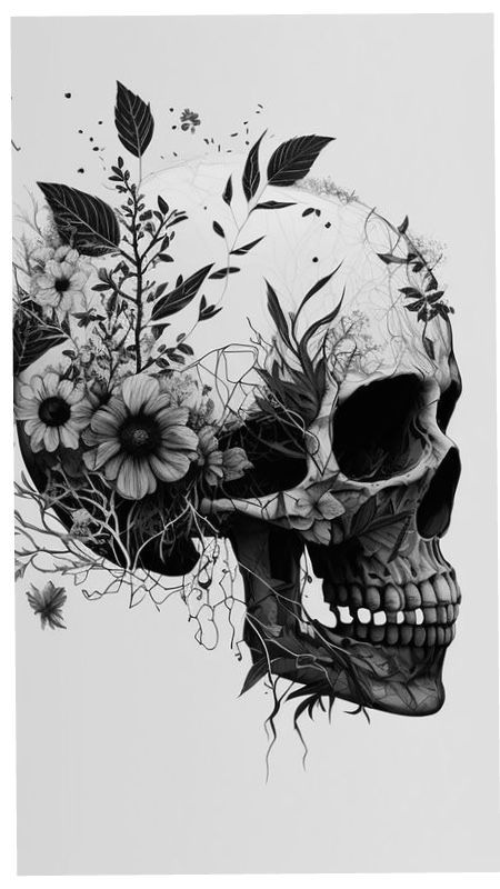 Sugar Skull Sleeve, Pretty Skull Tattoos, Floral Skull Tattoos, Feminine Skull Tattoos, American Traditional Tattoo Ideas, Traditional Tattoo Ideas, Feminine Tattoo Sleeves, Orchid Tattoo, Skull Sleeve