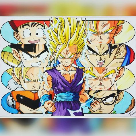 Tolg Art, Gohan Ssj2, Broly Movie, Dbz Art, Japan Anime, Nerd Life, 3 Friends, Main Page, Dragon Ball Super