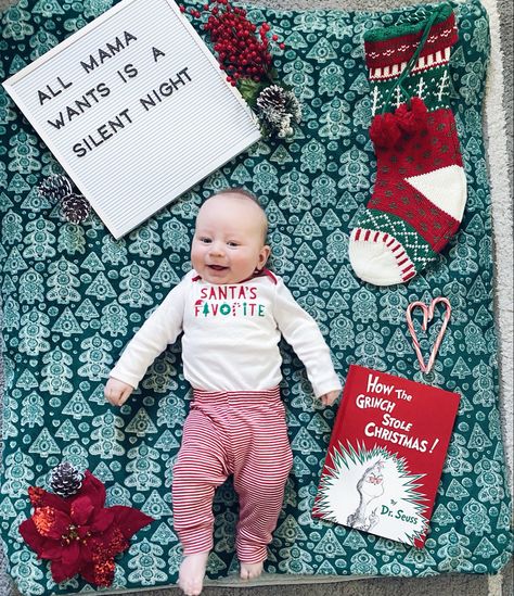 25 Days Of Christmas Baby Pictures, Photoshop Poses, Holiday Baby Pictures, Christmas Letter Board, Milestone Ideas, Letterboard Signs, Baby Boy Art, Christmas Pictures Outfits, Christmas Baby Pictures