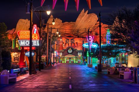 Cars Land | On my way out of Cars Land there must have been … | Flickr Cars Land Disneyland, Disney Cars Wallpaper, Disneyland California Adventure, Cars Land, About Cars, Disney Photography, Disneyland California, Kid Friendly Travel Destinations, Kid Friendly Trips