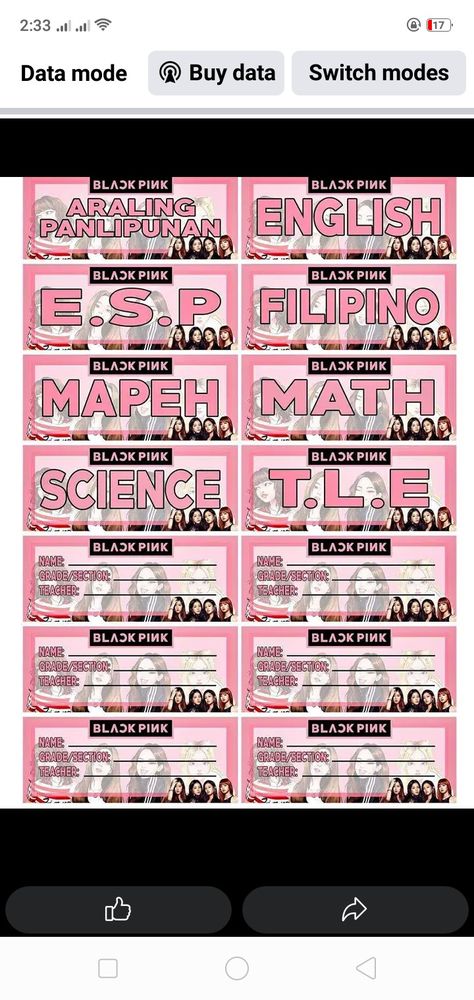 Black Pink Subject Labels, Blackpink Notebook Label, Bini Stickers For Notebook, Blackpink Name Tag, Blackpink Ticket Sticker, Blackpink Ticket, Subject Name Printable, Subject Stickers, Drama Journal