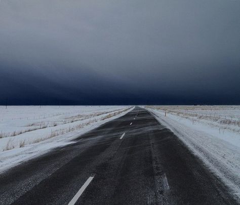 #anotherworld #road #snow #winter Winter Apocalypse, Dark Clouds, The Secret History, Winter Aesthetic, On The Ground, Aesthetic Photo, Dark Aesthetic, Pretty Pictures, Winter Wonderland