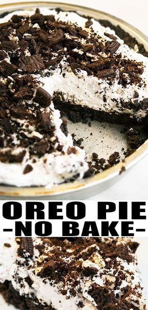 NO BAKE OREO PIE RECIPE- Quick, easy, homemade with simple ingredients. A crunchy chocolate Oreo pie crust is filled with a decadent, rich, smooth, creamy cheesecake like Oreo cookie filling. Loaded with chocolate, cream cheese, cool whip. Also called Oreo cream pie and Oreo pudding pie. From CakeWhiz.com #oreos #pie #nobake #dessert #chocolate Oreo Pudding Pie, Oreo Cream Pie, Cookie Filling, No Bake Oreo Pie, Nobake Dessert, Oreo Pie Crust, Oreo Fluff, Oreo Desserts, Oreo Pie