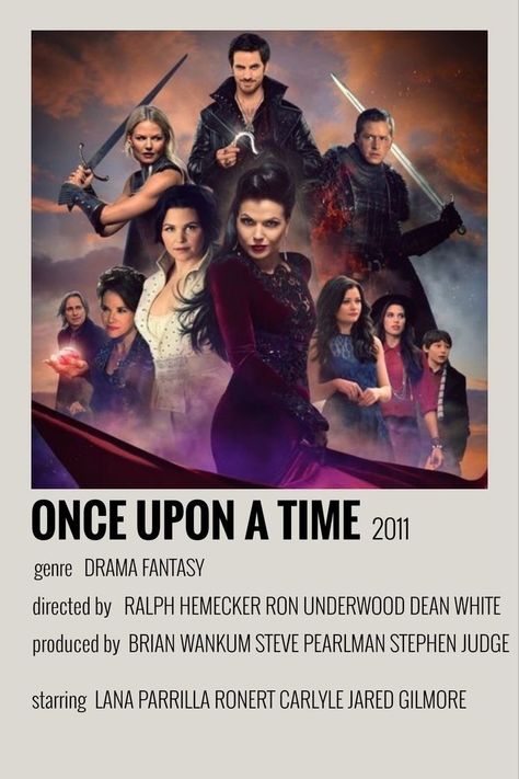 Once Upon A Time Tv Show, Once Upon A Time Polaroid Poster, Once Upon A Time Aesthetic Wallpaper, In Time Movie Poster, Ouat Poster, Tv Show Polaroid Posters, Once Upon A Time Poster, Once Upon A Time Aesthetic, Once Upon A Time Show