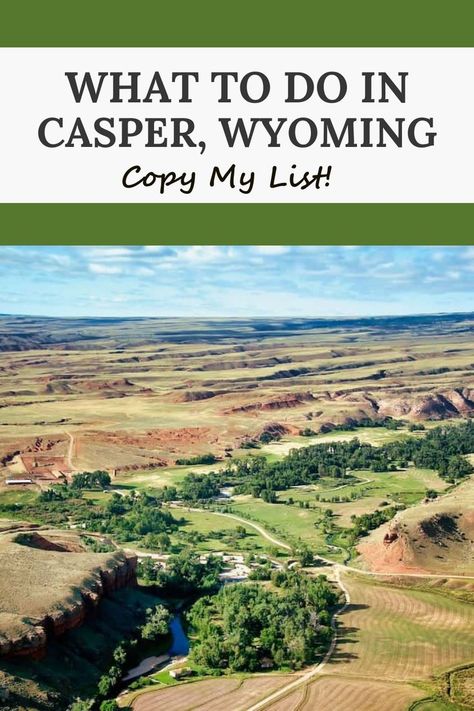 Planning a trip to Wyoming and visiting Casper? Here's what to do in Casper while there. Hawaii Mountains, Alaska Travel Guide, Fort Laramie, Casper Wyoming, Hot Air Balloon Festival, Travel Bucket List Usa, Oregon Trail, Natural Bridge, Alaska Travel