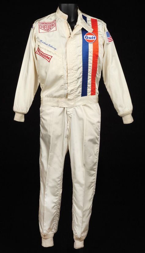 Actor Steve Mcqueen, Steve Mcqueen Le Mans, Sea Monkeys, Race Suit, Gulf Racing, Steve Mc, Men's Uniforms, Hollywood Costume, Races Outfit