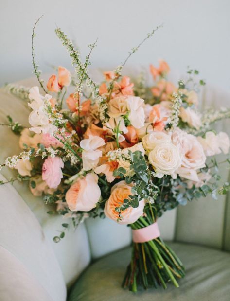 Simple Wedding Isles Decoration Indoor, French Countryside Wedding Theme, Ranunculus Centerpiece Wedding, Whimsical Bridesmaid Bouquet, October Wedding Florals, Blush Roses Bouquet, Whimsical Wedding Bouquet, Romantic Whimsical Wedding, Whimsical Wedding Flowers