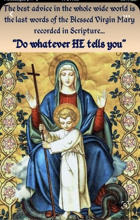 Blessed Mary, Mary Mother Of God, Mama Mary, Queen Of Heaven, Saint Quotes, Blessed Mother Mary, Child Jesus, Sainte Marie, Religious Images