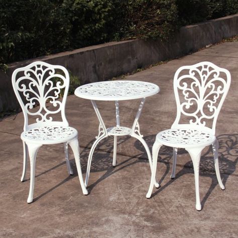 Wrought Iron Garden Furniture, Metal Outdoor Table, Metal Garden Table, Metal Garden Furniture, Garden Chairs Metal, Wood Bench Outdoor, Garden Fence Panels, Wayfair Living Room Chairs, Outdoor Tables And Chairs