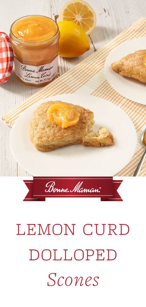 Wow your family with the perfect tasty treat for weekend brunch at home – these delicious mini homemade scones, brightened up with our authentic Bonne Maman Lemon Curd! 🍋   Recipe available in comments Lemon Curd Scones, Lemon Curd Recipes, Small Batch Lemon Curd Recipe, Bonne Maman Lemon Curd Recipes, Small Batch Lemon Curd, Lemonade Scone Recipe, Curd Recipes, Brunch At Home, Homemade Scones