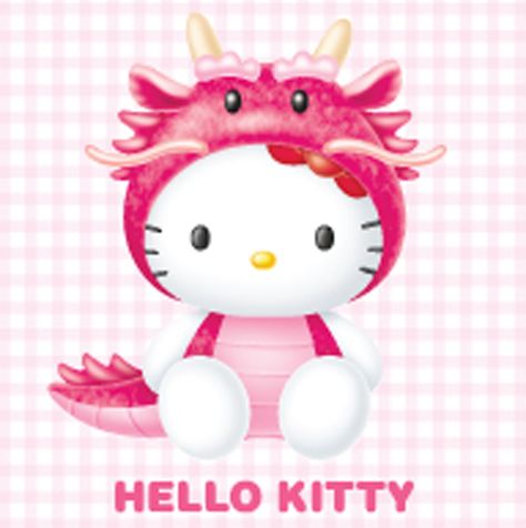 Hello Kitty Dragon Yuko Shimizu, Cute Cartoon Images, Holly Hobbie, Year Of The Dragon, Sanrio Characters, Hello Kitty Wallpaper, Cute Cartoon, Kids Party, Hello Kitty