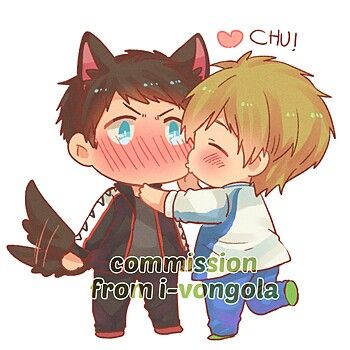 Soumako chibis#4 kiss on the cheek Kiss On Cheek, Kiss On The Cheek, Cheek Kiss, Cute Character, Iwatobi Swim Club, Killer Whale, Swim Club, Whale Shark, Killer Whales