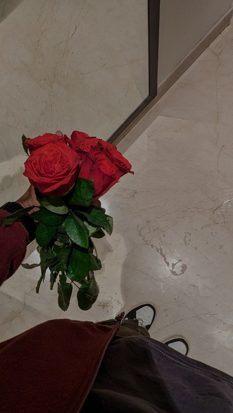 Roses , red , date , sneakers , mirror , boy , aesthetic Mirror Boy, Flowers For Her, Aesthetic Spotify, Roses Red, Tv Girl, Boy Aesthetic, Tv Girls, Red Aesthetic, Spotify Song