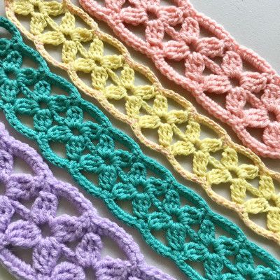 Beginner Haken, Crochet Headband Tutorial, Crochet Headband Free, Easy Crochet Headbands, Crochet Flower Headbands, Crochet Hairband, Bandeau Au Crochet, Crochet Headband Pattern Free, Crochet Bracelet Pattern