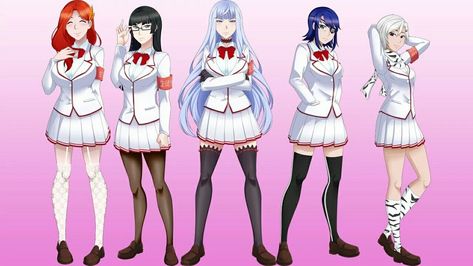 Yandere simulator student council Harem King, Yendere Simulator, Yandere Simulator Characters, All Girls School, Student Council, Voltron Legendary Defender, Yandere Simulator, Danganronpa, Youtubers