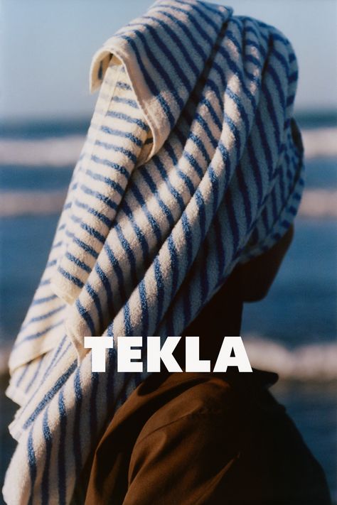 Inspired by the vigour of spring, we are introducing our terry towels in Coastal Stripes — photographed by Laura Jane Coulson on the shores of Costa Rica. Explore the entire campaign via the link. #teklafabrics Tekla Towels, Tekla Fabrics, Fashion Website Design, Laura Jane, Summer Towel, Baths Interior, Organic Bedding, Wet Towel, Fall 24