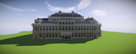 Hungarian State Opera House in Minecraft Minecraft Map Victorian Gothic House, House In Minecraft, Nyc Townhouse, Buda Castle, Minecraft Map, Nuclear Power Plant, Gothic House, Victorian Gothic, Community Events