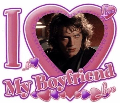 I Love My Boyfriend Anakin, I Love My Boyfriend Anakin Skywalker, Anakin Skywalker Coquette, Literally Us, Boyfriend Reveal, Avatar Art, Anakin Vader, Anakin And Padme, The Fallen Angel