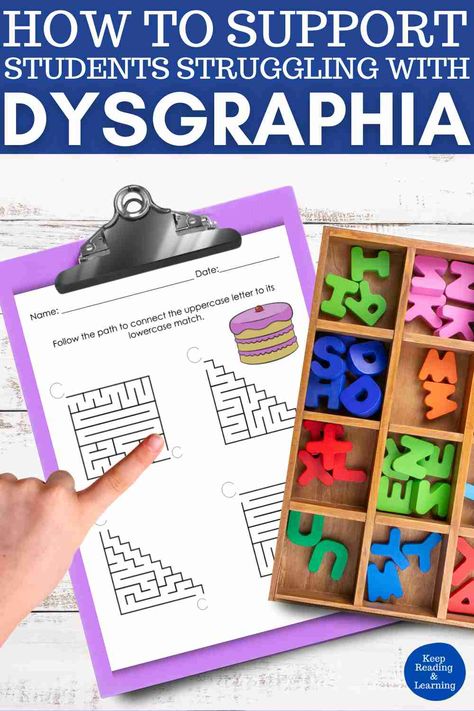 Unlock essential strategies to support students with dysgraphia. From accommodations to explicit instruction methods, discover ways to enhance learning experiences. Explore alphabet activities, phonics, and specialized reading support. Equip yourself with tools to empower students to thrive! Explore now for insights. Dyslexic Reading Strategies, Dysgraphia Accommodations, Og Reading, Dysgraphia Activities, Lowercase Cursive Letters, Reading Support, Teaching Cursive Writing, Playful Parenting, Writing Problems