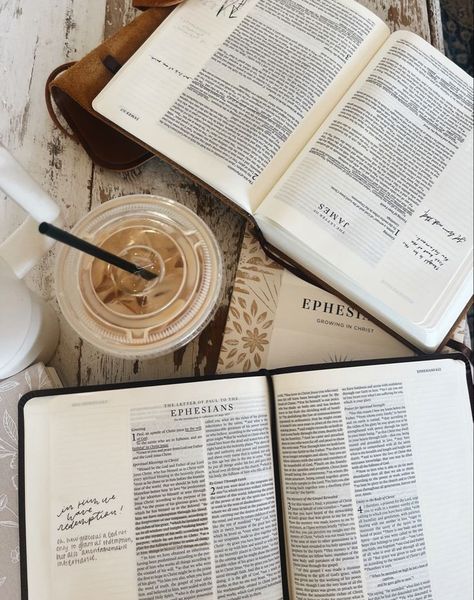 2024 Vision Board Aesthetic Pictures Bible, Vison Boards Bible, Bible Beige Aesthetic, 2024 Vision Board Aesthetic Christian, Bible Time Aesthetic, Bible Study And Coffee, Bible Study Photography, Bible Athestic, Aesthetic Bible Pictures