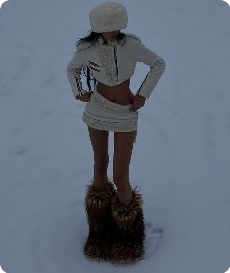 Snow Fits, Fluffy Boots, Snow Photoshoot, Winter Princess, Winter Schnee, Snow Trip, Ski Outfit, Snow Girl, Winter Photoshoot