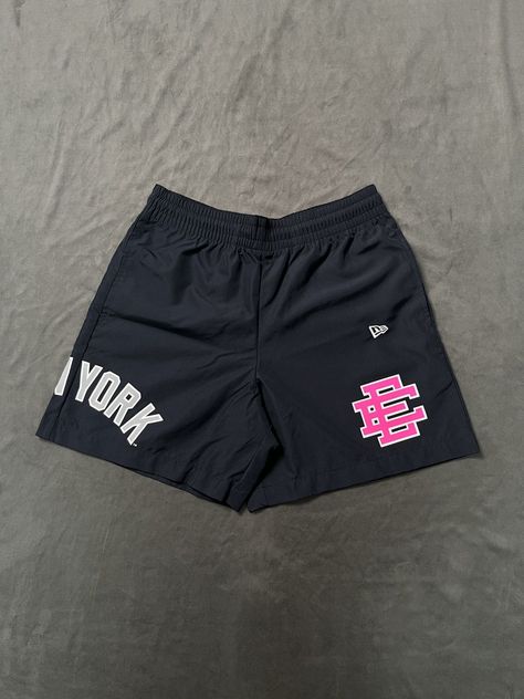 New Era Rare Eric Emanuel EE Basic New York Yankees Short Small | Grailed Ee Short, Eric Emanuel, Men's Bottoms, Youtube Logo, New York Yankees, Mens Bottom, Koi, New Era, Mlb