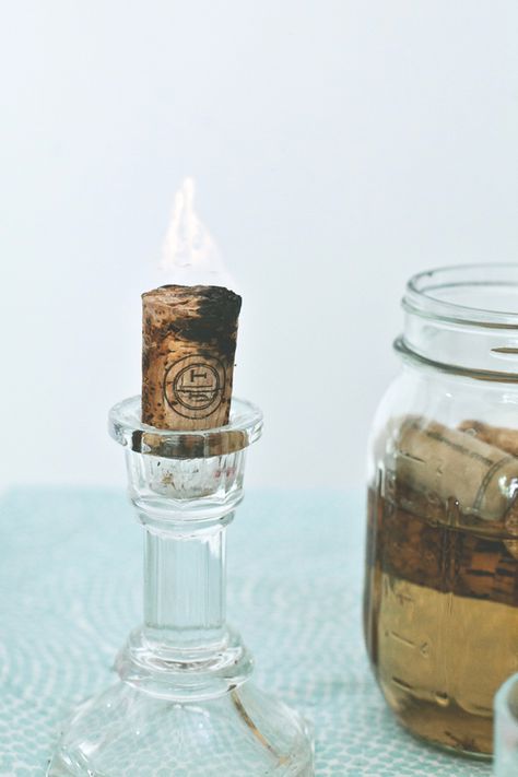 How to turn corks into candles | A Subtle Revelry Wine Cork Candle, Cork Candle, Diy Cork, Wine Cork Projects, Wine Cork Diy, Cork Projects, Wine Bottle Corks, Cork Diy, Cork Art