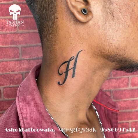 TashanTattoo
AshokTattooWala
S.4.5,Tirupati plaza
Opp. New bus stand
Near gd modi collage
Palanpur (gujrat)
9586697547
9687533310 H Letter Tattoo Design, H Tattoo Letter Design, H Letter Tattoo, H Tattoo Letter, Letter Tattoo Design, Tattoo On Neck, H Tattoo, Letter Tattoo, H Letter