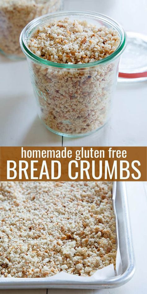 Gluten Free Bread Crumbs Recipe, Gluten Free Bread Pudding, Healthy Recipes Dinner, Gluten Free Bread Machine, Homemade Gluten Free Bread, Bread Crumbs Recipe, Gluten Free Bread Crumbs, Gluten Free Recipes Bread, Gf Bread