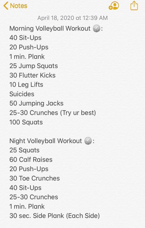 Volleyball Tournament Morning Routine, Summer Volleyball Workouts, Workouts To Jump Higher For Volleyball, Preppy Workout Routine, Volleyball Exercises At Home, Volleyball Workouts At Gym, Volleyball Mindset, Volleyball Checklist, Volleyball Workouts At Home Training