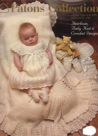 Knitting For Baby, Retro Magazine, Crochet Bib, Baby Booties Knitting Pattern, Crochet Patterns Free, Baby Layette, Baby Cardigan Knitting Pattern, Vintage Crochet Pattern