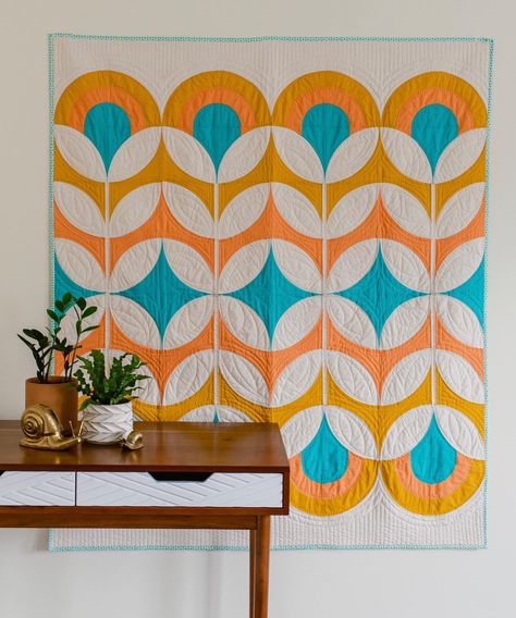 Retro Quilt Patterns, Quilt Patterns Modern, Modern Baby Quilt Patterns, Retro Quilt, Quilting Art, Sew Kind Of Wonderful, Quilts Modern, Future Inspiration, Modern Quilting Designs