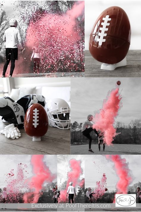 Football Tutu Gender Reveal, Football And Cheerleader Gender Reveal, Football Reveal Party Ideas, Football Team Gender Reveal, Draft Day Gender Reveal, Footballs Or Pompoms Gender Reveal, Gender Reveal Ideas With Football, Gender Reveal Ideas Sports Theme, Footballs And Tutus Gender Reveal